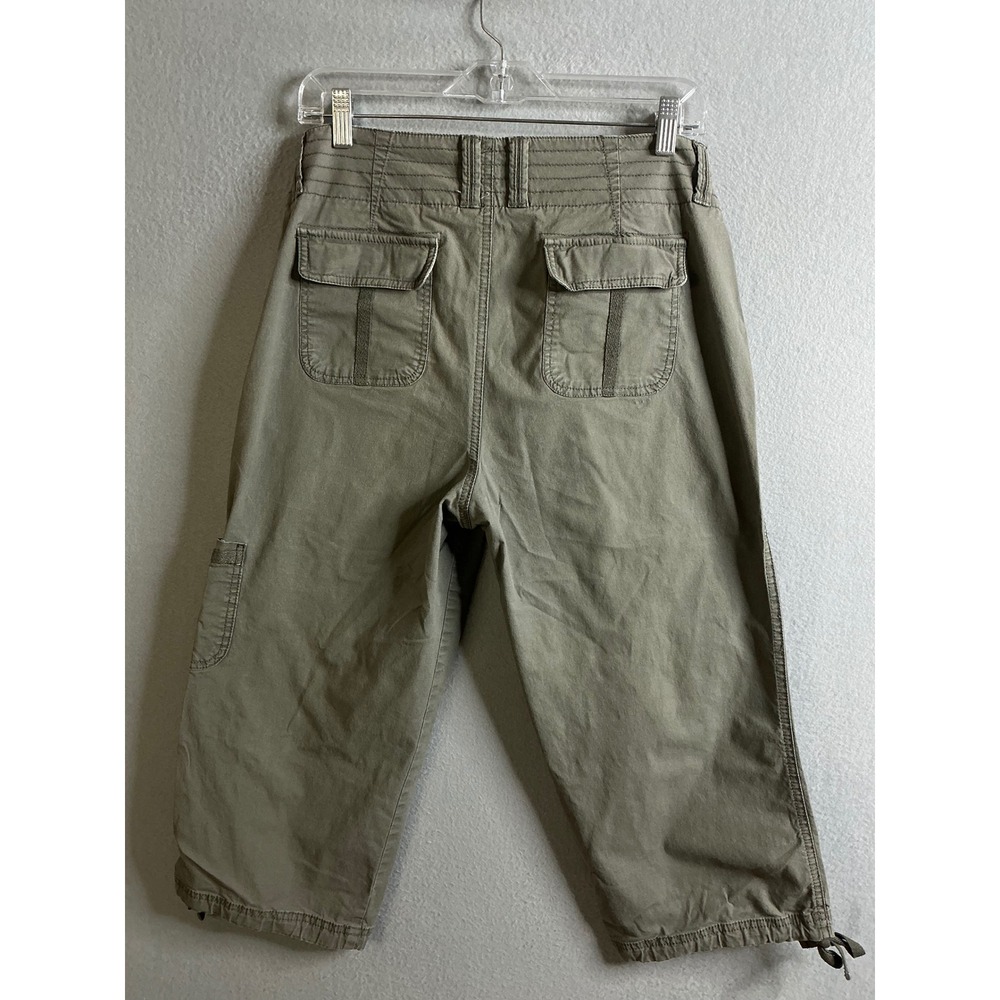 Dockers Capri Women's 10 Capri Pants Cropped Cargo Pockets Cotton Blend - Picture 3 of 7